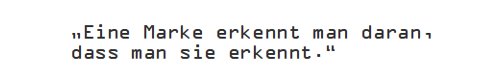 Zitat Marke